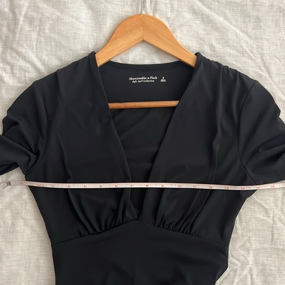 NOT FOR SALE Abercrombie & Fitch Long Sleeve Body Suit V Neck Size Small - Picture 6 of 6